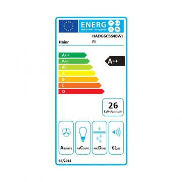 Haier HADG6CBS4B Απορροφητήρας Καμινάδα 60cm Μαύρος με Wi-Fi Haier HADG6CBS4B Απορροφητήρας Καμινάδα 60cm Μαύρος με Wi-Fi